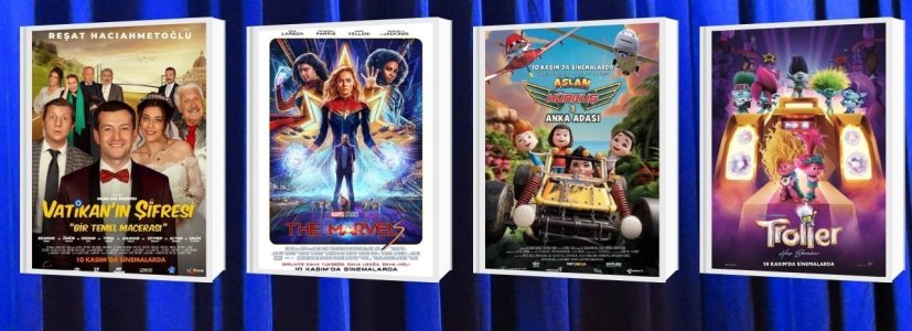 Vizyondaki Filmler: “Vatikan’ın Şifresi: Bir Temel Macerası”, “The Marvels”, “Aslan Hürkuş 3: Anka Adası”